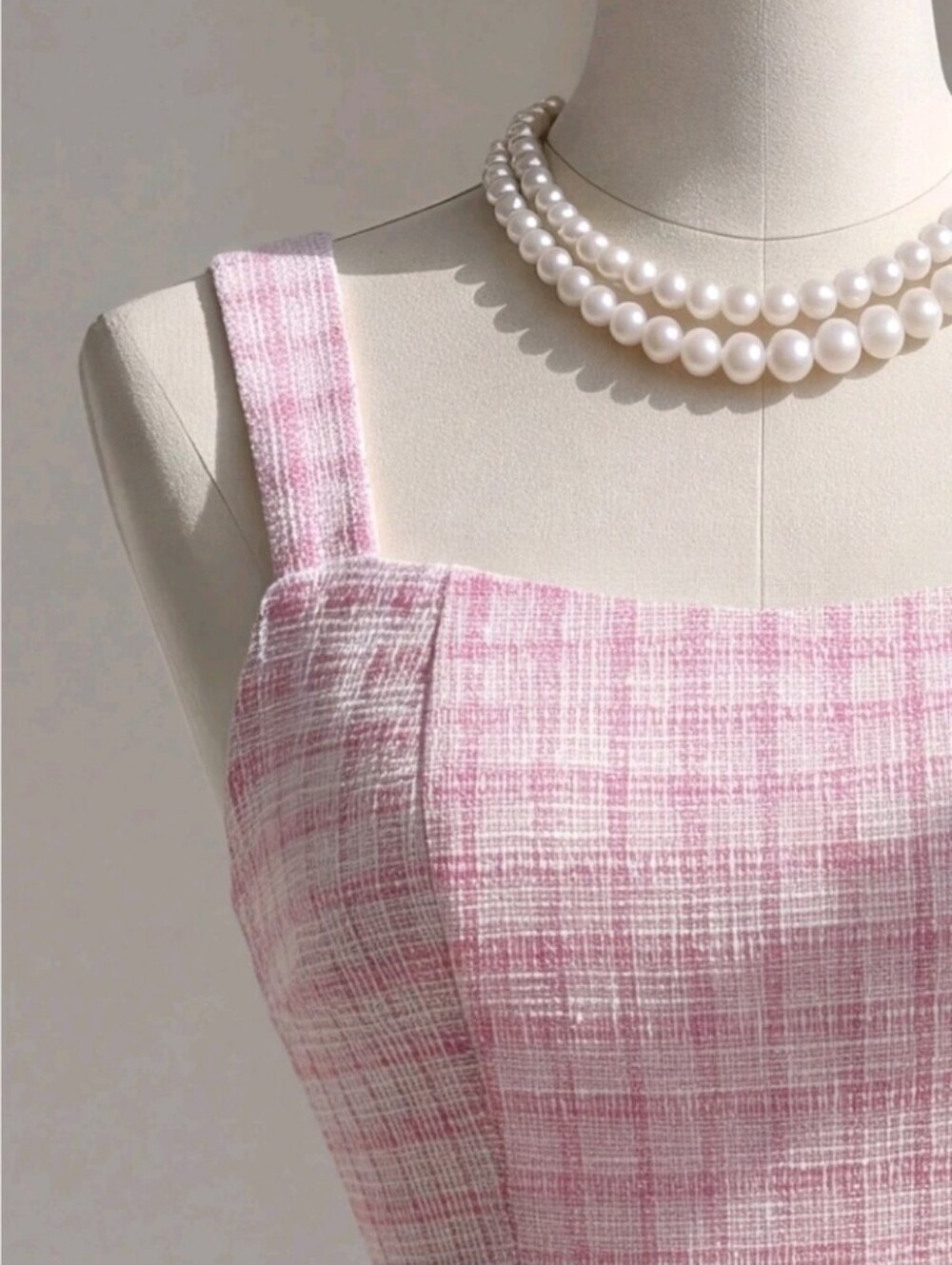 Autumn/Winter Holiday Vacation Elegant Romantic Minimalist Pearl Trim Long - Picture 6 of 7